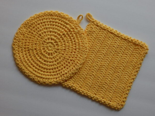 yellow pot holder